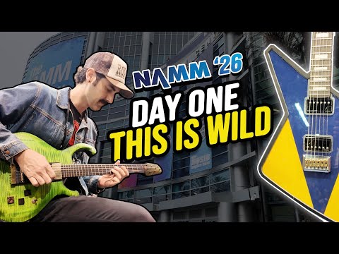 The Ultimate NAMM Show 2026 Day One Walkthrough (New Guitars & Gear)