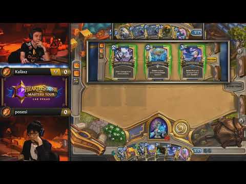 《爐石戰記》大師巡迴賽 - 拉斯維加斯站 第三天 8強賽 A組決勝賽 | posesi vs Kalàxz