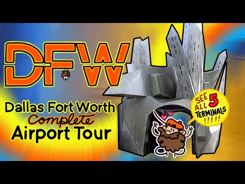 Getting Around Dallas Fort Worth International Airport (DFW) - Complete Airport Tour