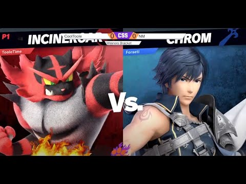 Clocktower Smash 120 - WQ - CoolToole (Incineroar) vs. GCB | NM (Chrom) - SSBU