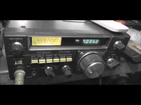 Forty year old Yaesu FT-77 (with analog VFO) receive performance.  - Mon DU1FV