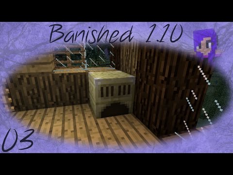 Modded Minecraft 1.10: Banished-Harsh survival, More recording fails  (ep03)