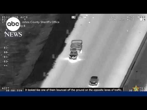 Arrest made after Florida police helicopter spots fireworks shot from moving vehicle