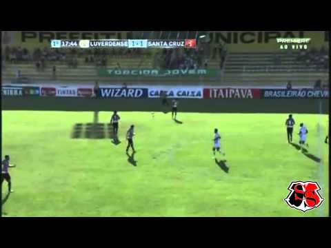 MELHORES MOMENTOS DE LUVERDENSE 2 X 2 SANTA CRUZ SÉRIE B 2015