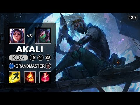 Akali vs Irelia Mid - EUW Grandmaster - Patch 12.7 Season 12