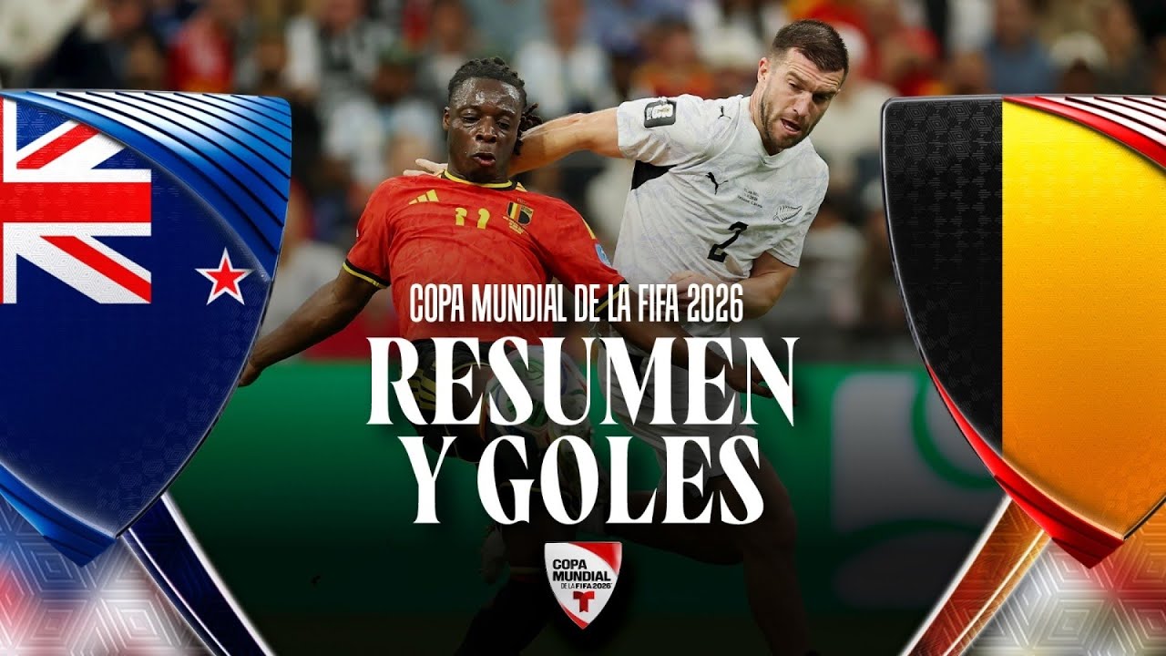 Resumen Nueva Zelanda vs Bélgica