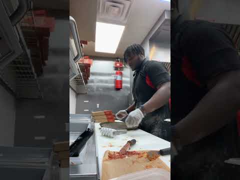 First voice over also first time showing you guys how to make a Casey’s taco pizza ! ￼