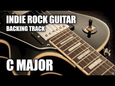 Indie Rock Guitar Backing Track In C Major / A Minor