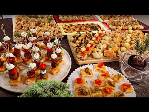 ✨10 Recettes de feuilletés pour Apéro✨simples rapides ✨بالعربية والفرنسية
