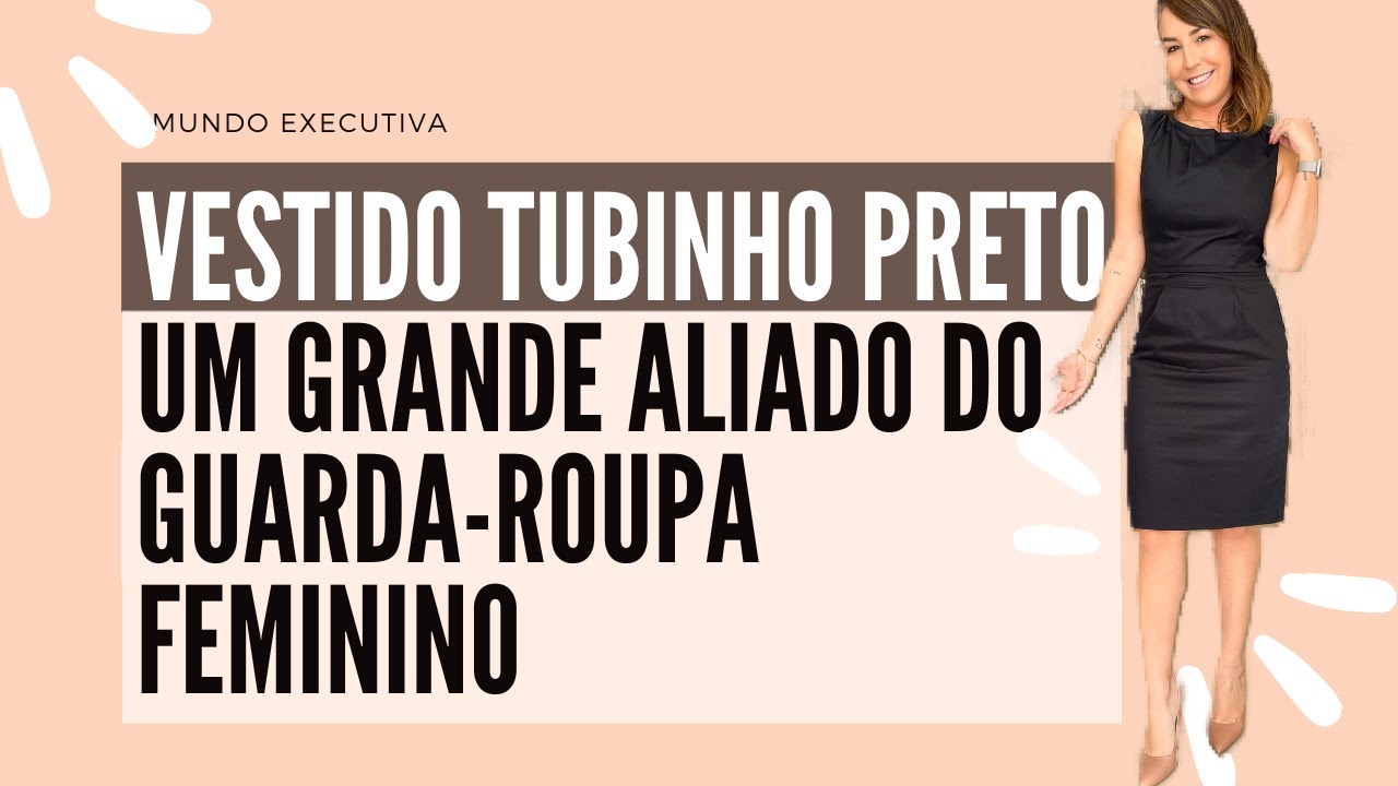 LOOKS DIFERENCIADOS COM O VESTIDO TUBINHO PRETO - Michelle Castro #vestidotubinhopreto