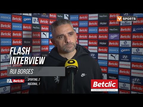 I Liga (#20) | Sporting 2-1 Nacional: Flash Interview Rui Borges