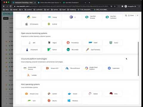 New Relic One Observability Platform