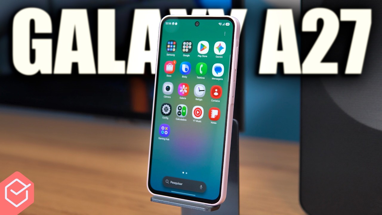 Miniatura da avaliação em vídeo de Smartphone Samsung Galaxy A27 5G 128GB Azul