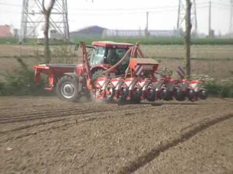 Casier: Mais zaaien.