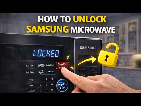 Unlock Samsung Microwave (