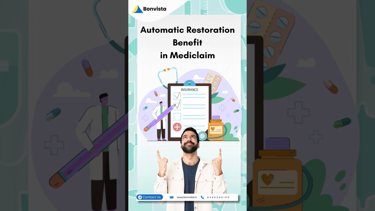  Automatic restoration in your mediclaim ensures you're always protected Thumbnail