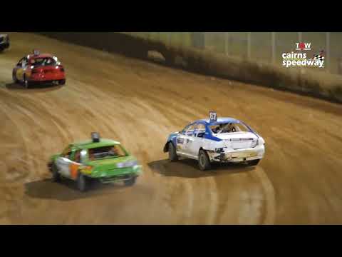 Oct 15th SSSh2 at TWW Cairns Speedway - Super Street Sedans heat 2