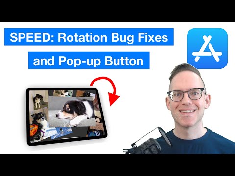 Speed Coding - Fix Rotation, Auto Layout, and Use a Pop-up Menu - Photo Table - Part 2