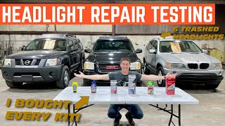 I Bought EVERY Headlight Restoration Kit At O'Reillys *And T