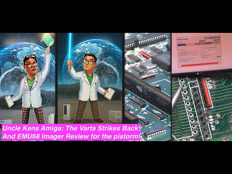 Uncle Kens Amiga 2000 The Varta Strikes Back + Pistorm EMU68 Imager review!