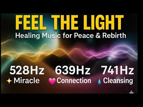 DNA Healing & Heart Awakening – 528Hz + 639Hz + 741Hz Miracle Frequencies