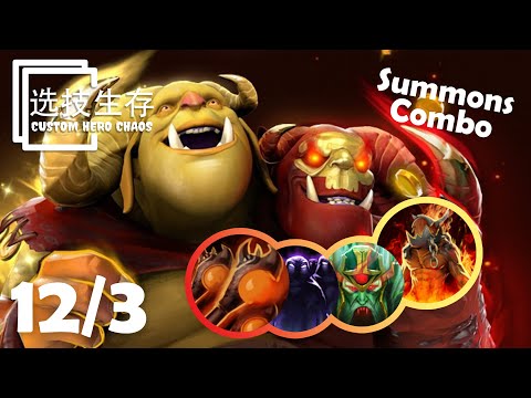 Ogre Magi With Summons Combo And Multicast - Dota 2 Custom Hero Chaos