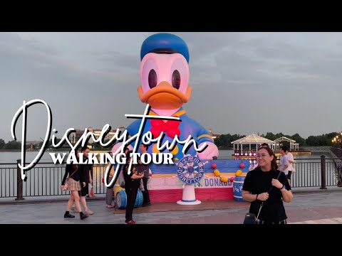 Xangai: estação ferroviária da Disneylândia e passeio a pé pela cidade da Disney