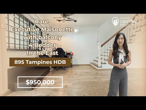 895 Tampines: Rare Executive Maisonette With balcony | 2-Storey HDB with 4 Bedrooms