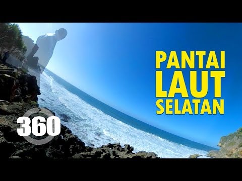 360 Penampakan Pantai Selatan Sebelum Gelombang Ombak Viral