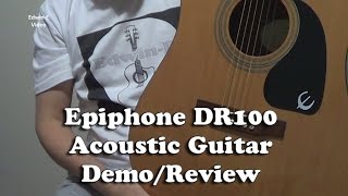 Video thumbnail for Epiphone DR-100 Acoustic Guitar Demo/Review | Edwin-E by Edwin-E