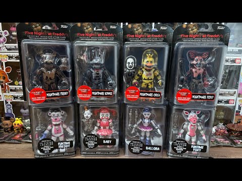 One Of The RAREST FNaF Unboxing Videos in 2022!!! || OG Wave 2 & Sister Location Action Figure Sets