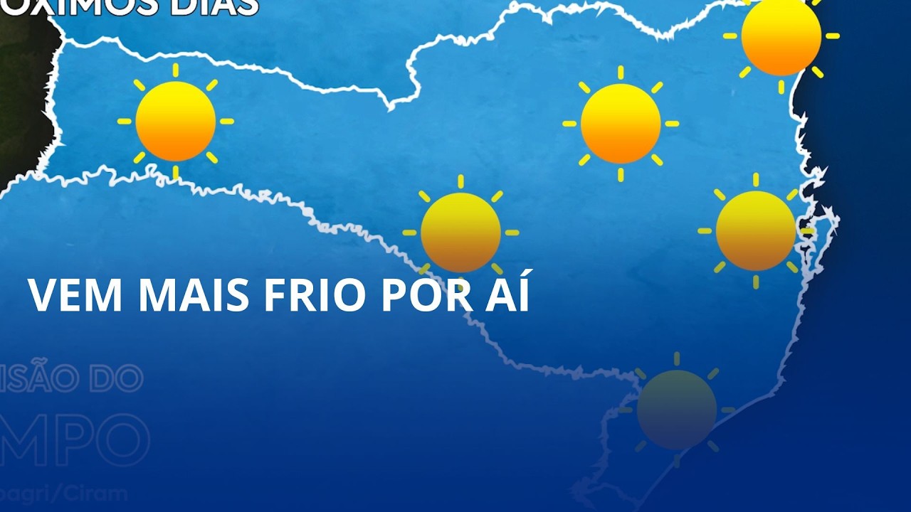 Frio se intensifica nos próximos dias