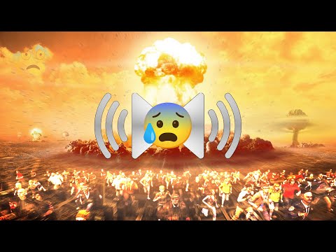 Most Terrifying World War 3 Nuclear Explosion Air Raid Siren