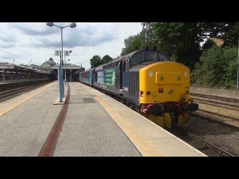 (HD) The AGA + DRS Short Set with DRS 37405 and 37425 between Great Yarmouth and Norwich  11 7 15