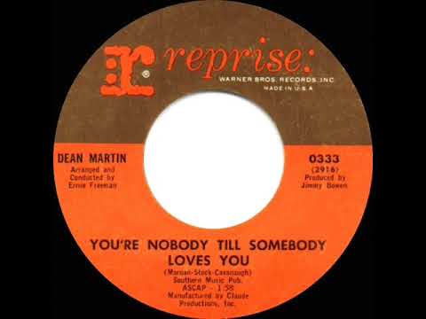 1965 HITS ARCHIVE: You’re Nobody Till Somebody Loves You - Dean Martin