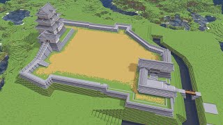 【Minecraft】小田原城の作り方 Part4 [マイクラ 建築] [Minecraft 城]