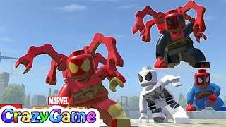 Lego Marvel Super Heroes - All Spider-Man Characters (Unlocking & MOD)