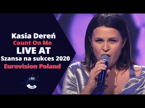 Kasia Dereń -  Count On Me | Szansa na sukces 2020 Finał (Eurovision Poland)