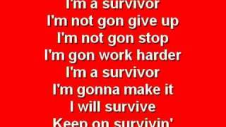 Survivor - Destiny&#39;s Child with Lyrics
