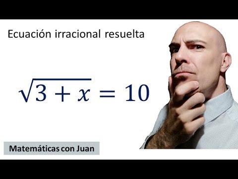 ▷ Cómo resolver ecuaciones irracionales o con radicales. Caso raíz cuadrada paso a paso