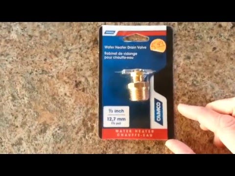 Camco Water Heater Drain Valve