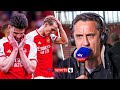 Gary Neville on Arsenal's title challenge | 'It's all eyes on Arsenal on how they react'