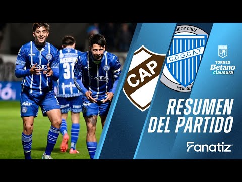Platense 1 vs 3 Godoy Cruz - Resumen del Partido | #torneoclausura2025