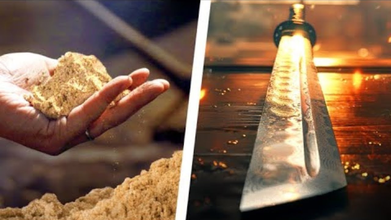 Como Mestres Japoneses Transformam Areia em Espadas