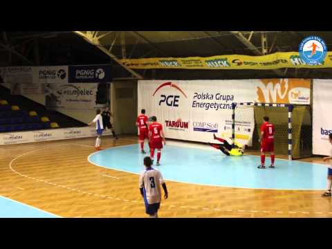 KF Stal Mielec - SPAR Łańcut 10:5, 14.02.2015 (SKRÓT, BRAMKI DLA STALI)