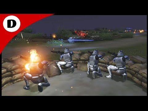 501st LEGION'S EPIC BEACH DEFENSE - Men of War: Star Wars Mod