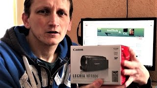 Canon Legria HF R806 - Unboxing, Ersteinrichtung und erster Kameratest