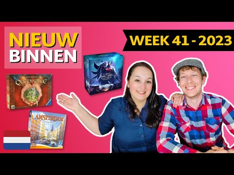 Nieuw binnengekomen bordspellen! - Week 41, 2023