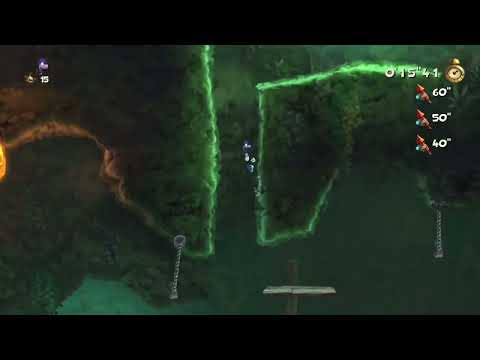 (WR) Rayman Legends 1-4 Ropes Course in 21”84