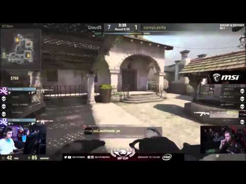 CS:GO - Autimatic Brilliant 1 vs 3 Clutch vs Cloud9 @ iBP Cup 2015